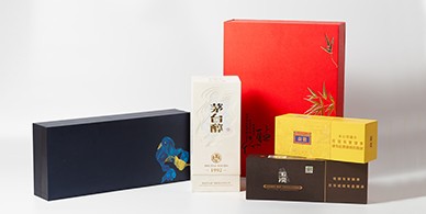 High end wine box packaging paper